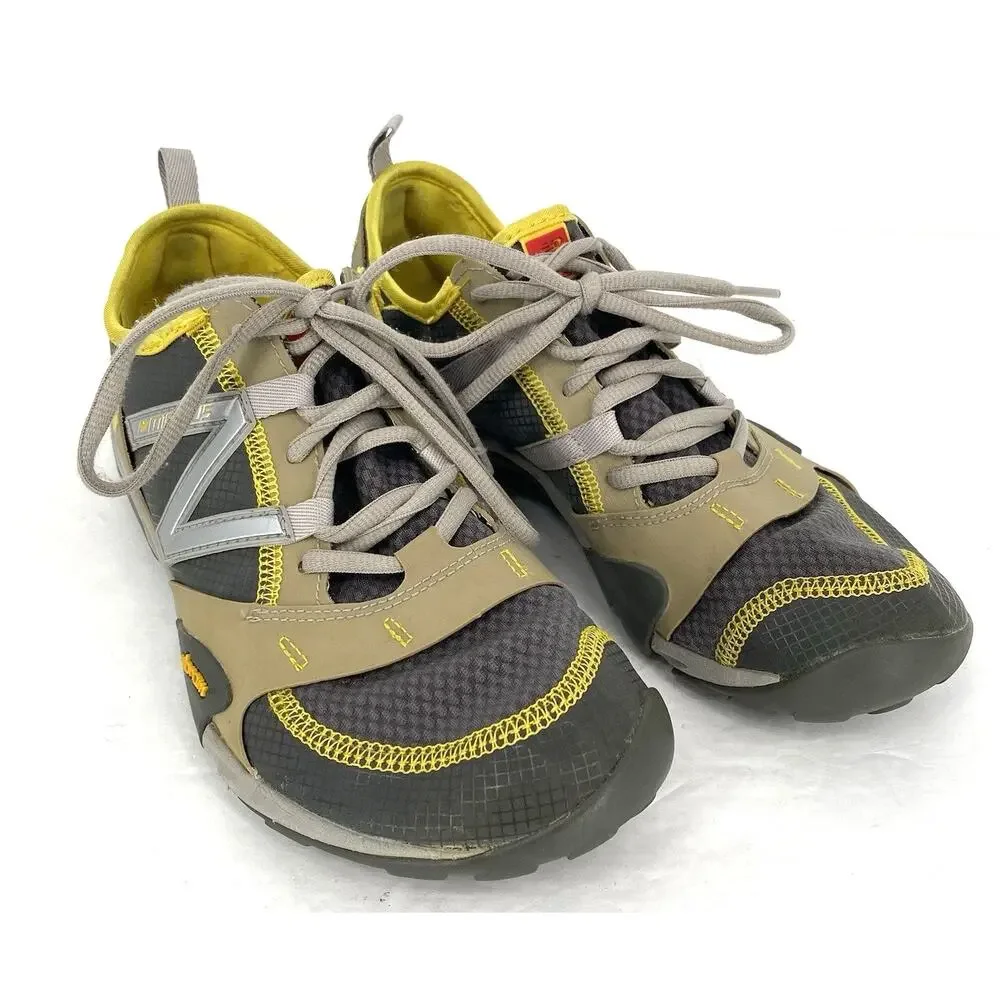 New Balance Minimus Trail Running Shoes Barefoot Minimalist Gray Green 8.5